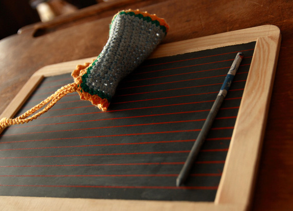 Bridlicová písacia tabuľka - školský zošit žiaka v 2. pol. XIX. storočia, I. časť