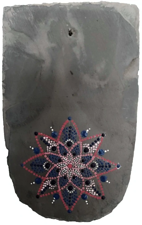 Mandala na bridlici