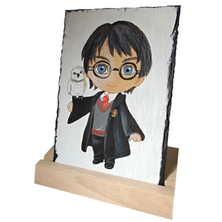 Maľba na bridlicovej tabuľke HARRY POTTER