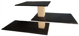 Dvojposchodový servírovací stojan SPECIAL-2